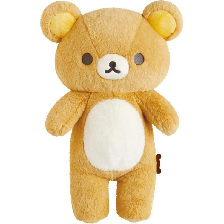 Rilakkuma轻松熊|San-X Plush Toy (M)/Wonderful House奇妙屋毛茸茸中号玩偶/公仔/背后有拉链|约400×250×140mm