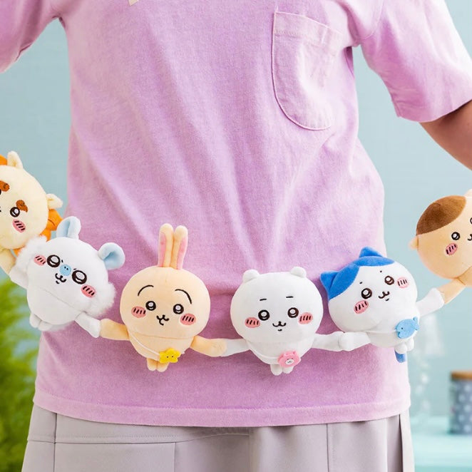 Chiikawa 吉伊卡哇|小脚磁吸可爱挂件/包挂/磁吸在手部位/可相互手拉手/也可吸在磁铁上|約H105×W110×D50mm