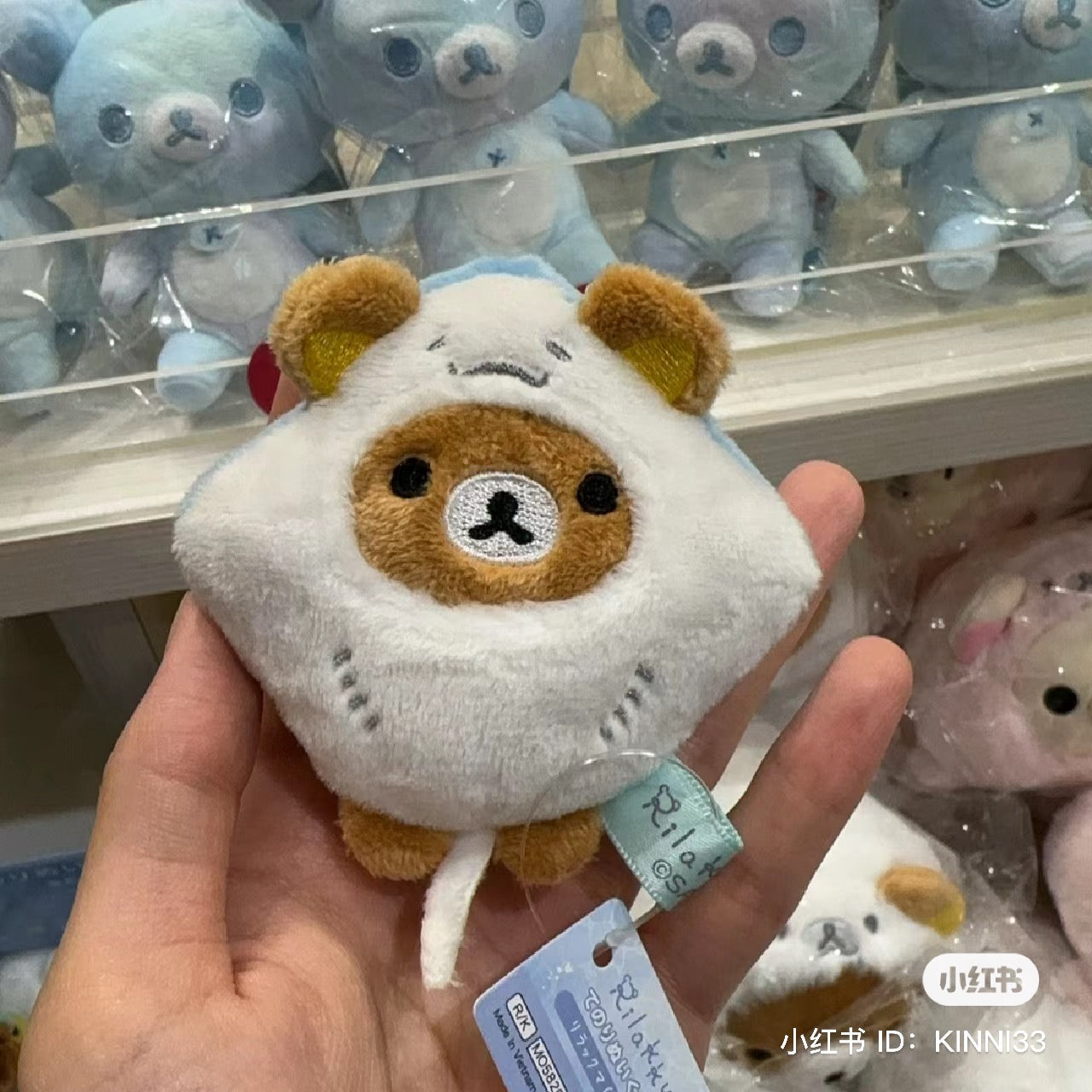 Rilakkuma轻松熊|海洋系列可爱小公仔/大手玉/沙包/共6种|50×60×80mm