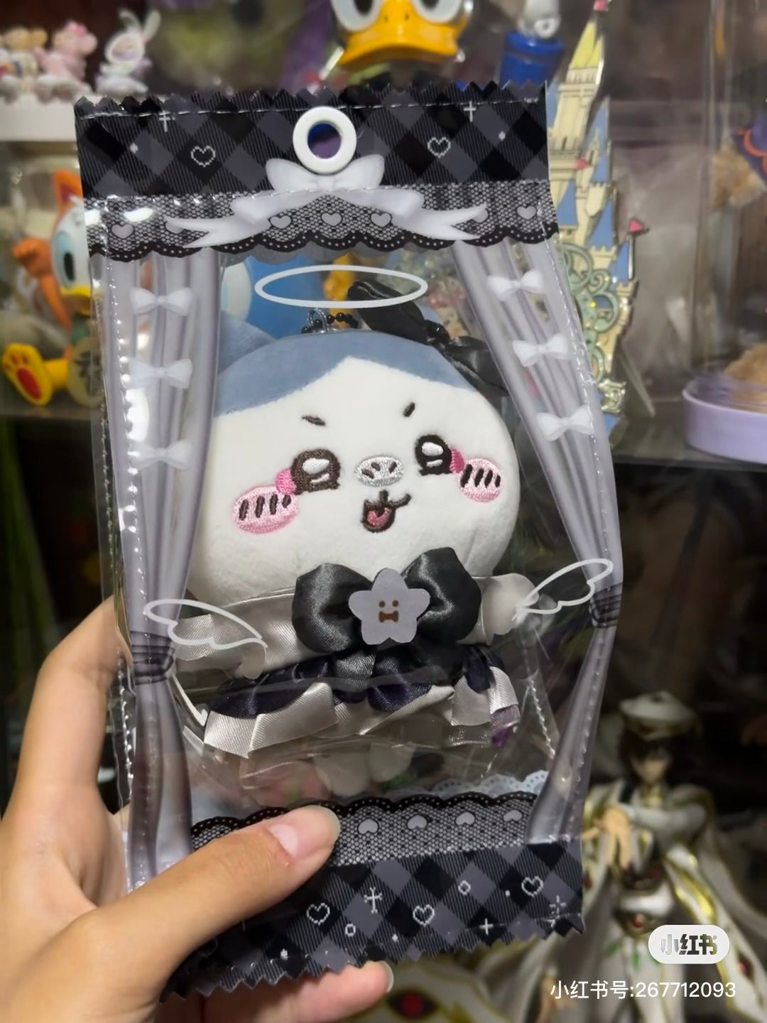 【limit 1】Chiikawa 吉伊卡哇|Magical Chikawa Magical Charge Mascot三代黑魔法少女毛绒玩偶挂件/包挂|約H160 x W110 x D60mm