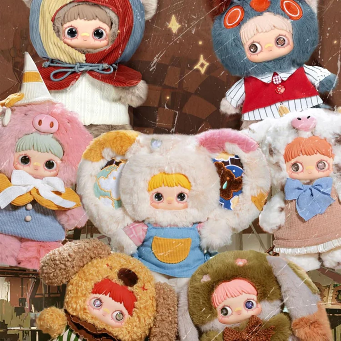 Maymei Forgotten Funfair 400% Series Vinyl Plush Keychain Blind Box