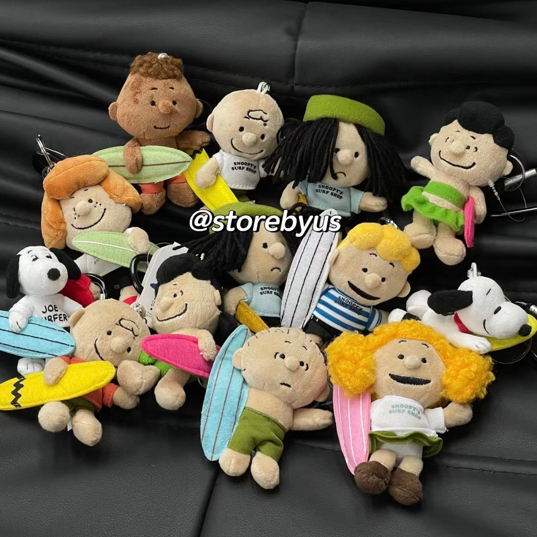 Snoopy|HAWAII夏威夷限定晒黑的小黑仔们挂件/包挂|约H19 x W11 x 14cm