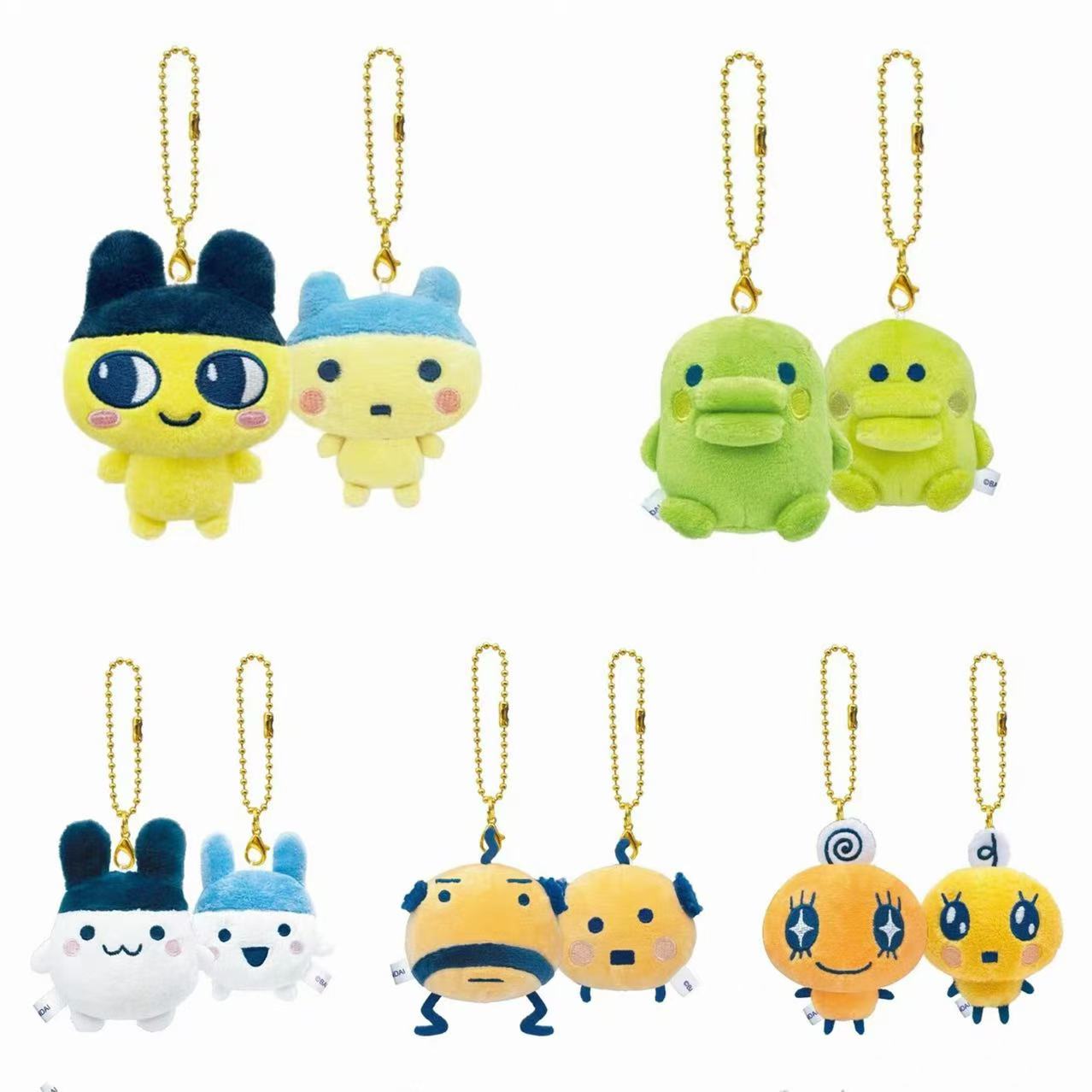 Tamagotchi|Nikonui Mascot Holder /Plush Keychain|H170×W140×D70mm approx.
