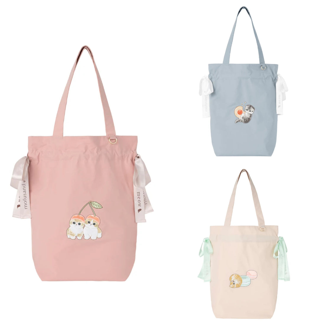 Mofusand|Drawstring Tote Bag|445×385×135mm approx.