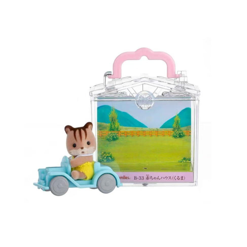 SylvanianFamilies|Baby house Walnut Squirrel on Car B-33