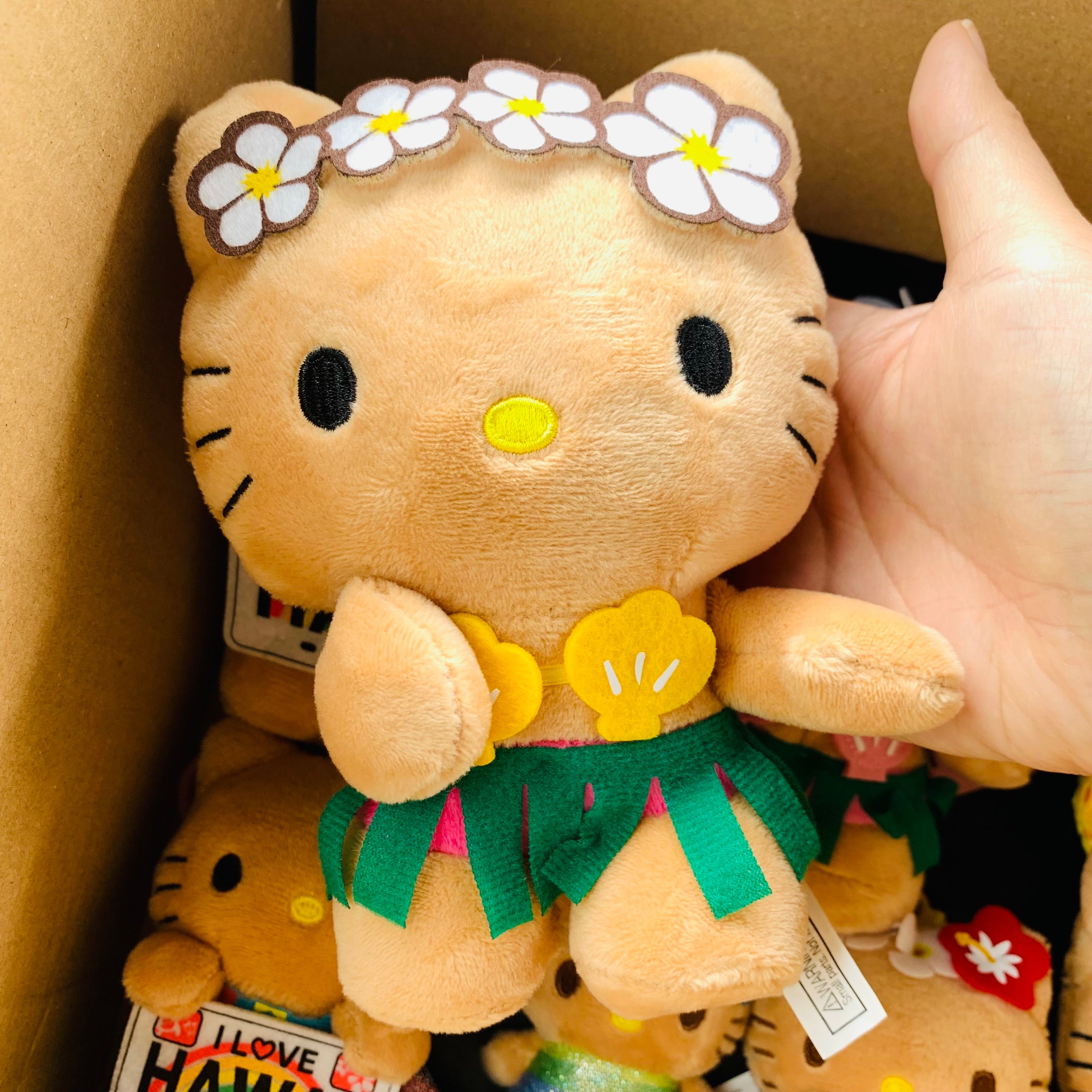 HelloKitty凯蒂猫|HAWAII夏威夷黑皮kitty限定玩偶/公仔