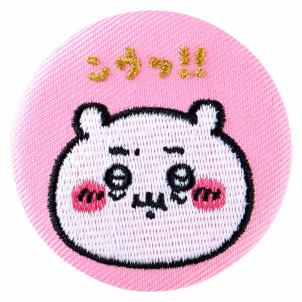 Nagano|chiikawa Embroidery Can Badge|50×D5mm approx.