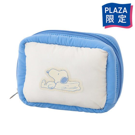 Snoopy|软软小枕头化妆包/收纳包/零钱包|約 W14×H11×D5㎝