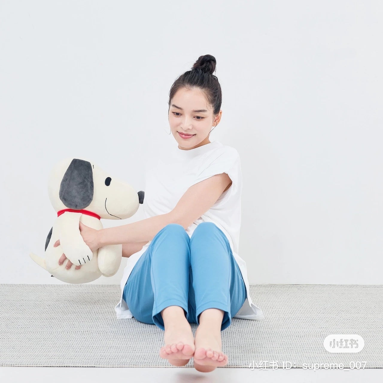Snoopy|Mizuno美津浓2kg重力球史努比公仔/让史努比陪你一起健身|体高約380mm×体長約320mm