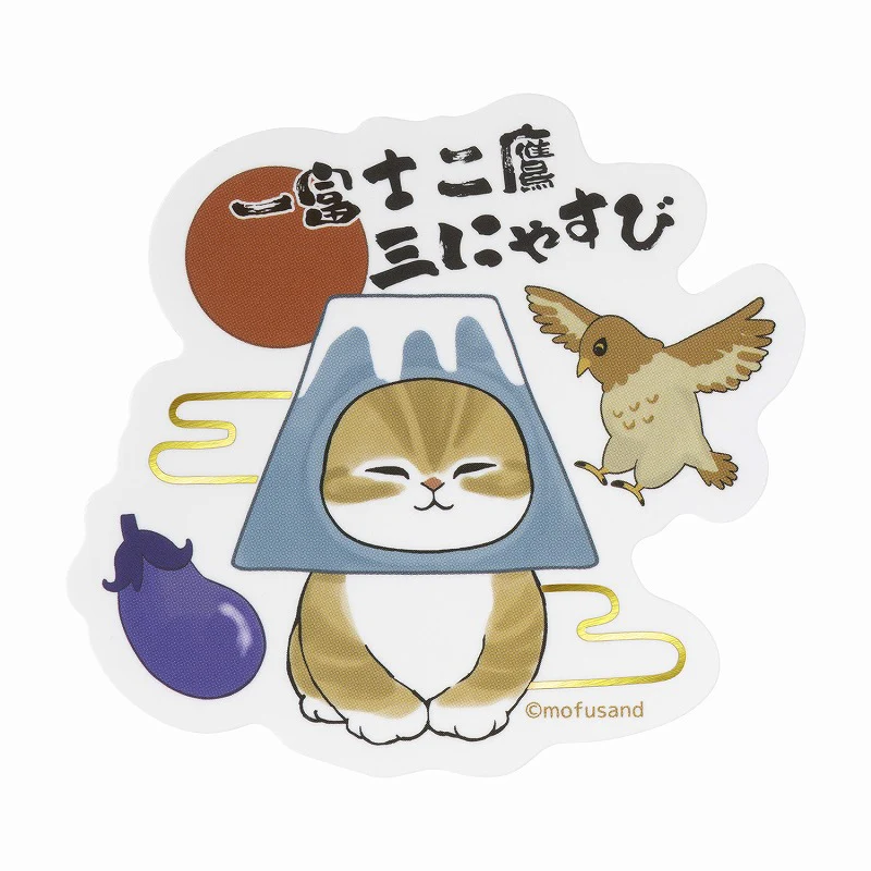 Mofusand|Vinyl Sticker|68×60mm approx.