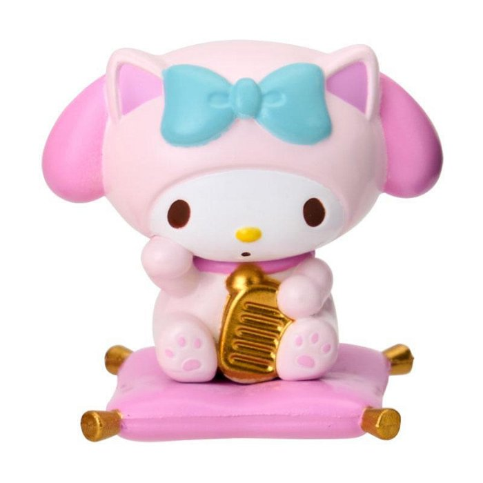 Sanrio三丽鸥|Secret Mascot - Zodiac Lucky Cat Blind Box 十二生肖蛇年限定坐垫招财猫系列手办摆件盲盒/全8种|1枚入