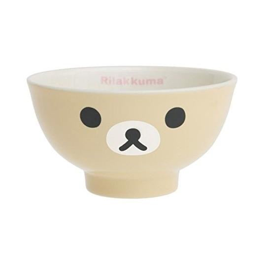 Rilakkuma轻松熊|角色大头陶瓷茶碗/微波炉/洗碗机可用|约60×110φmm