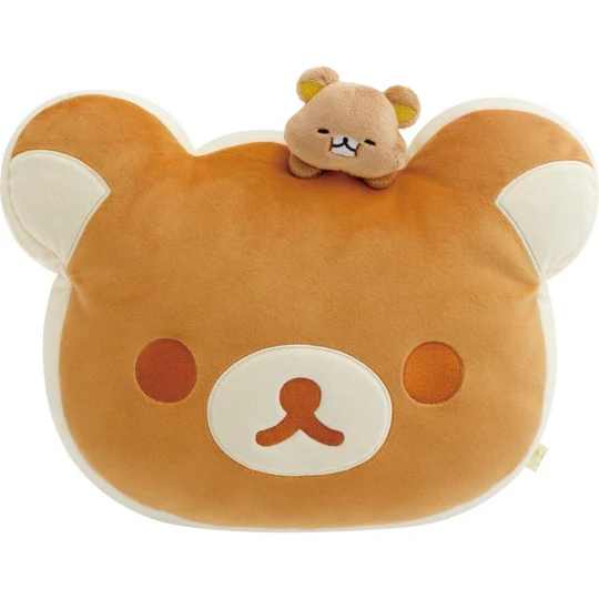 Rilakkuma|Stay with Me Pancake Super Mochimochi Cushion| 230×320×120mm approx.