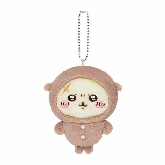 Chiikawa| Pajama party napchi mini Mascot Holder /Plush Keychain|H100 x W85 x D55mm approx.