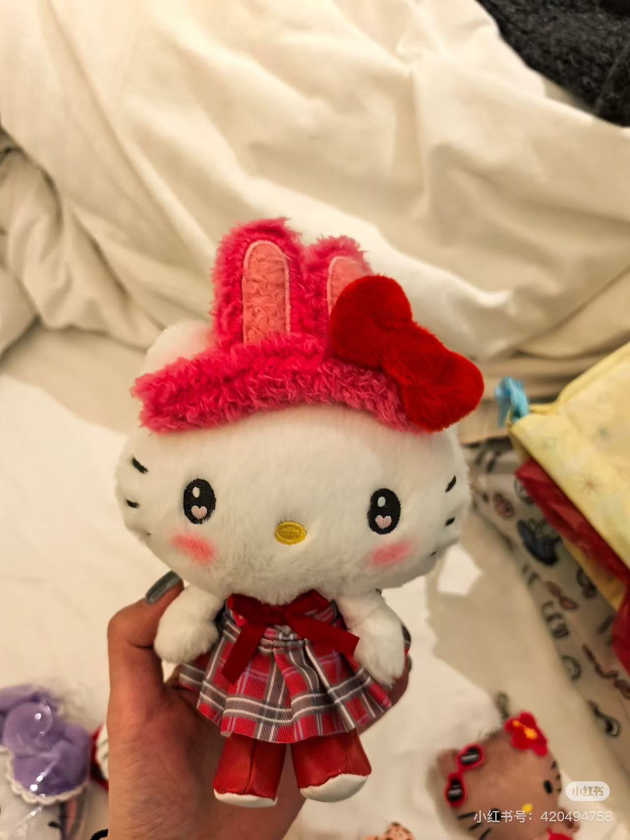 Sanrio|Animal School Mascot Holder /Plush Keychain|18×12×9cm approx.