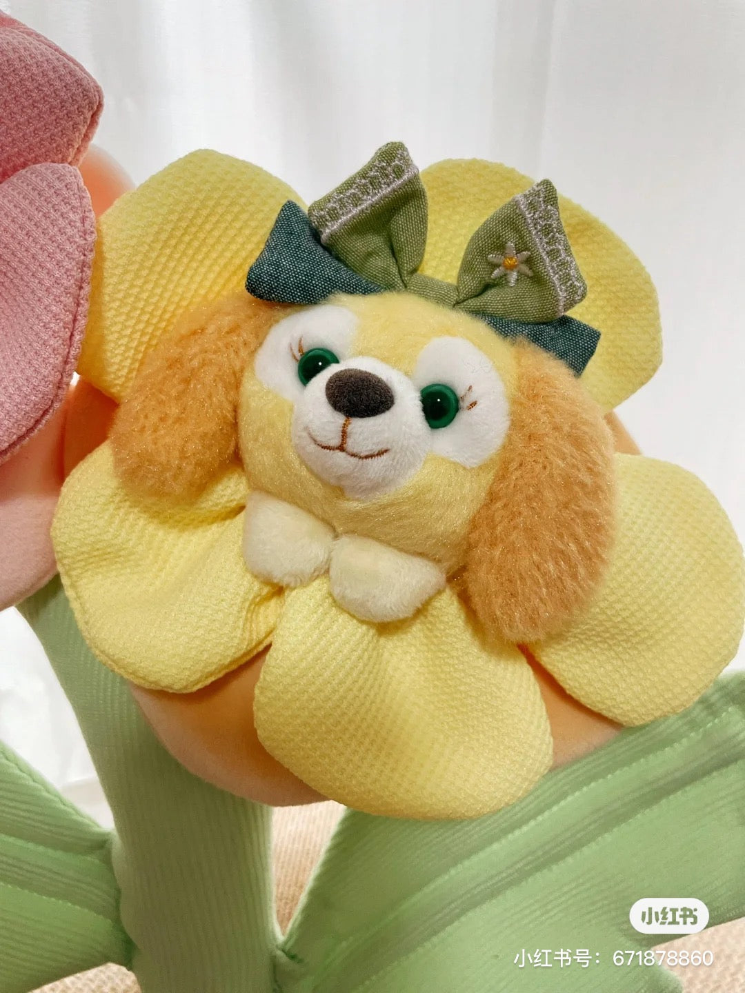 Disney SH|春日限定花朵窗帘扣/窗帘绑带/玩偶手捧花|约45cm