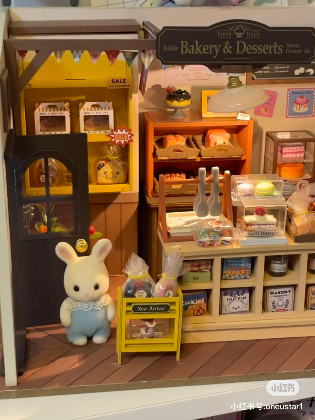 SylvanianFamilies|Milk Rabbit Baby Doll