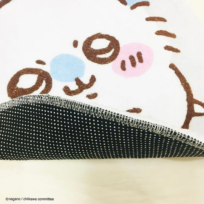 Chiikawa|毛茸茸防滑地毯/地垫/坐垫|約幅40×奥行42cm