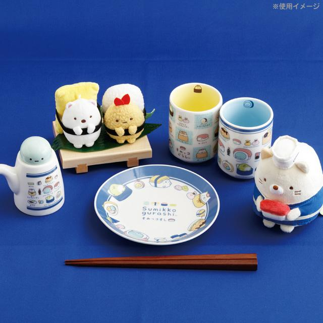 Sumikko gurashi|Anytime Sushi Mascot Holder /Plush Keychain|70×50×35mm approx.