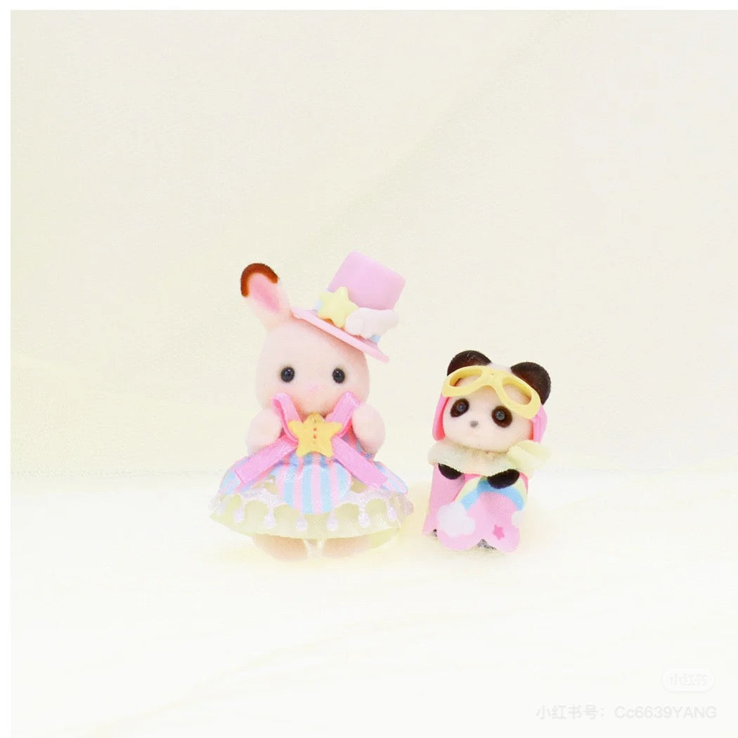 SylvanianFamilies|Amusement Park Vehicle Set -Train and Airplane