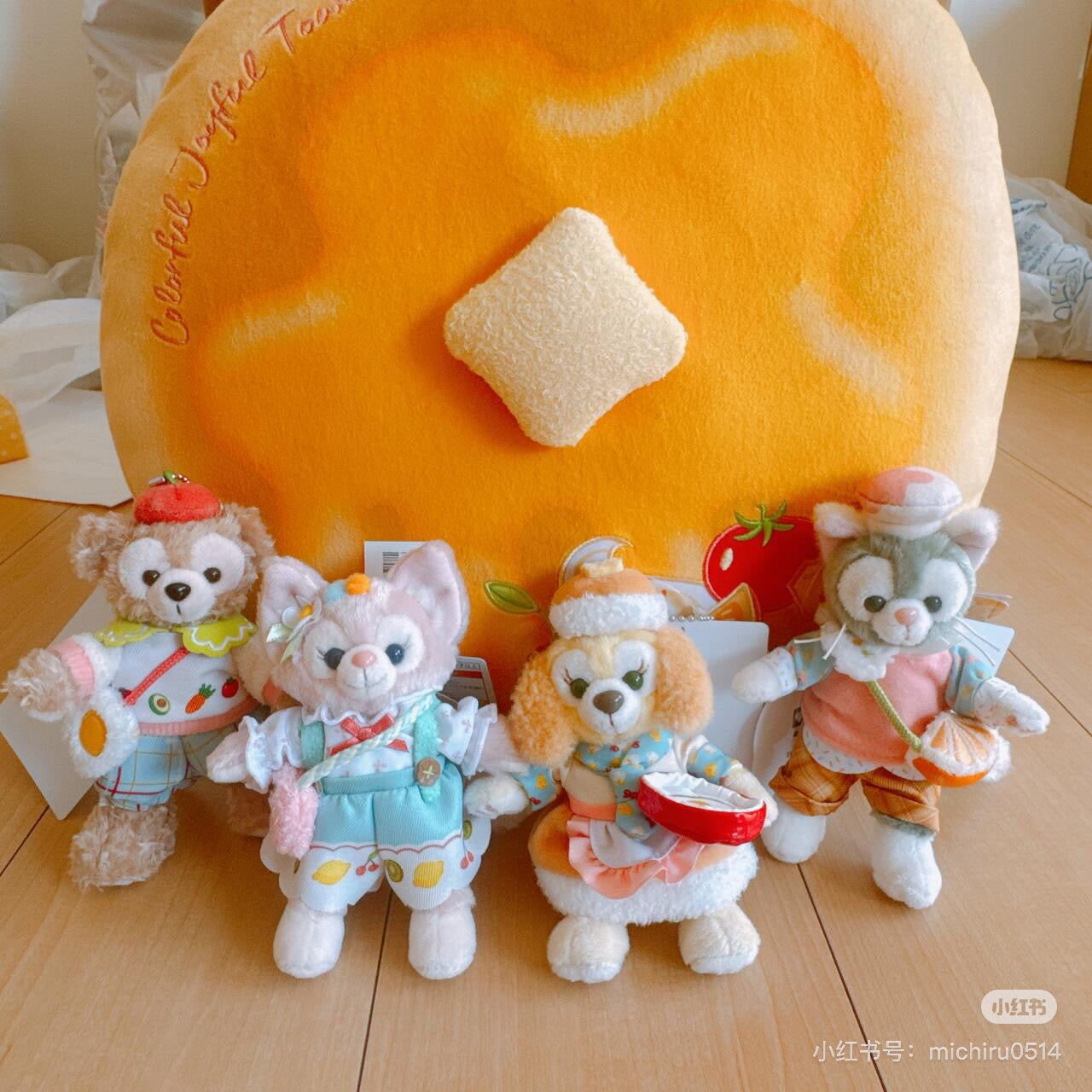 Disney迪士尼|东迪梦幻奇妙厨房系列站姿毛绒玩偶挂件/包挂/细节满满