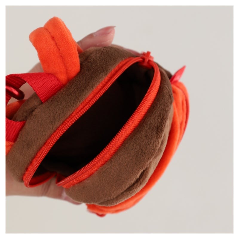 Monchhichi|Smile Mini Backpack Face Miniature Keychain Bag Charm|100×130×30mm approx