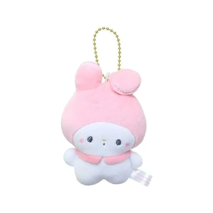 Sanrio|Mochimochi Panda Mascot Holder /Plush Keychain|H105×W105×D45mm approx.