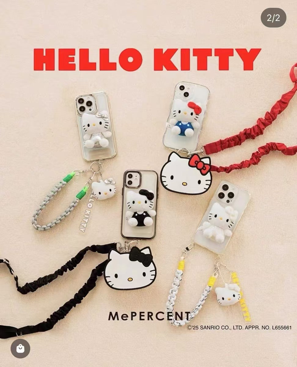 Sanrio|Hello Kitty x me% Phone Strap/hand strap/smartphone accessories