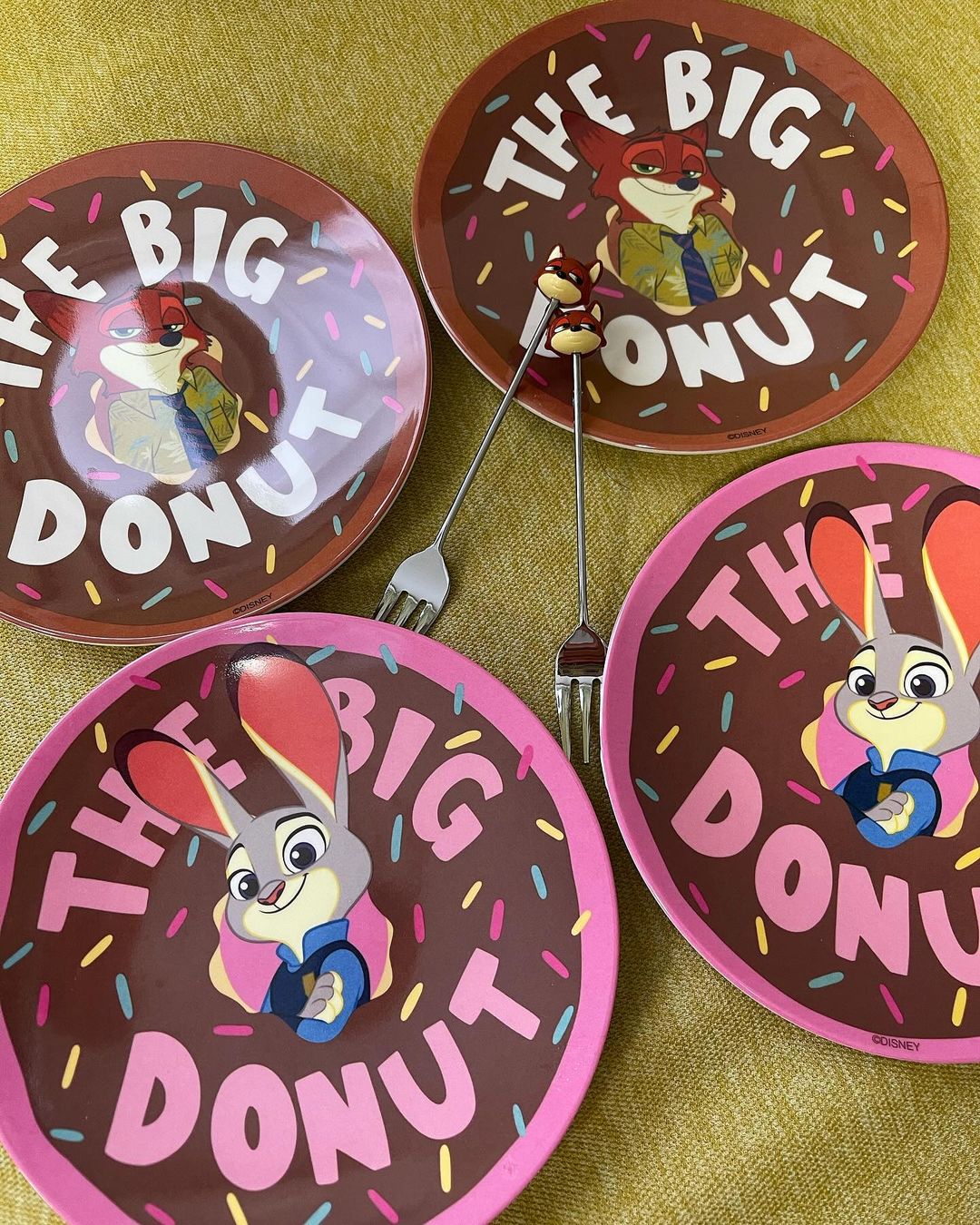 Disney迪士尼|疯狂动物城尼克不锈钢水果叉|约长12.3×宽1.5×厚1.6(cm)