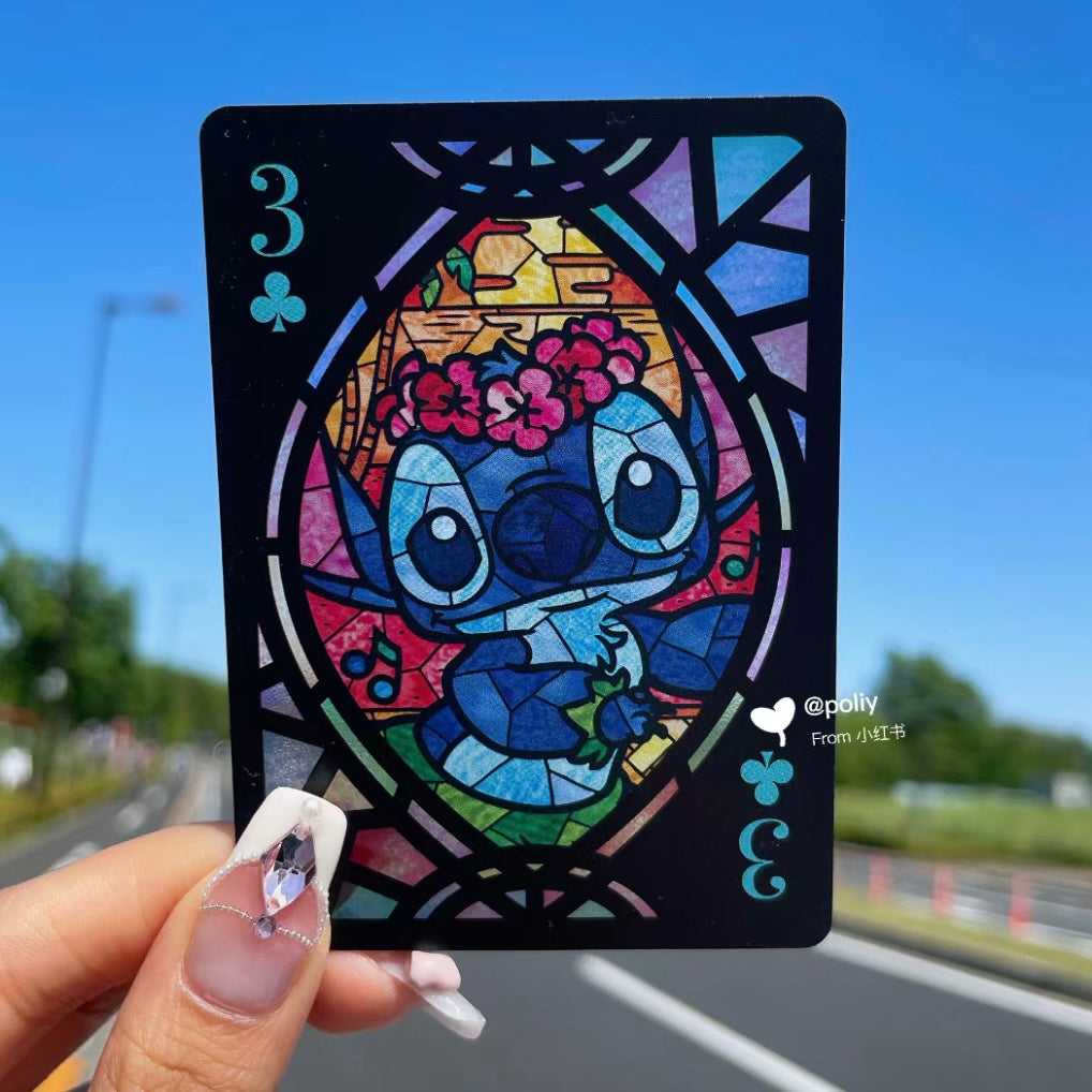 Disney|透光扑克牌/54张不同迪士尼人物