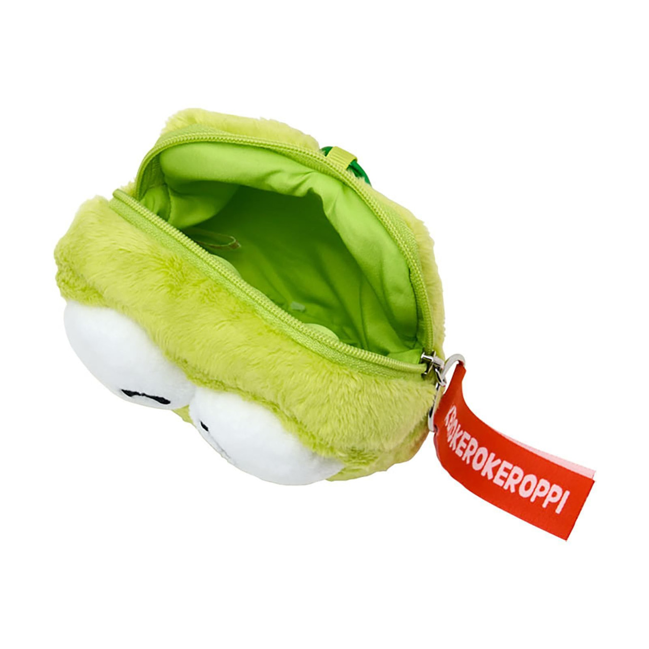 Sanrio|Everyday Kero Kero Keroppi Frog Mini Accessory Case With Carabiner|11×5×9cm approx.
