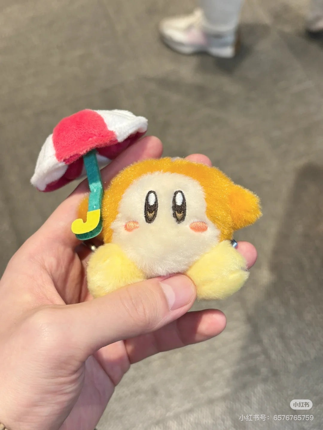 Kirby|Kirby Of The Stars Mascot Holder /Plush Keychain|6×6×5cm approx.