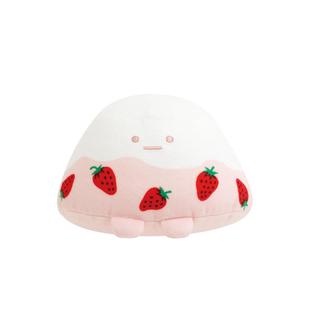 Sumikko gurashi角落生物|San-X Plush Toy / Sakuma Strawberry Milk Candy Yama Pink草莓奶糖系列樱花富士山大手玉/公仔/玩偶|约90×130×85mm