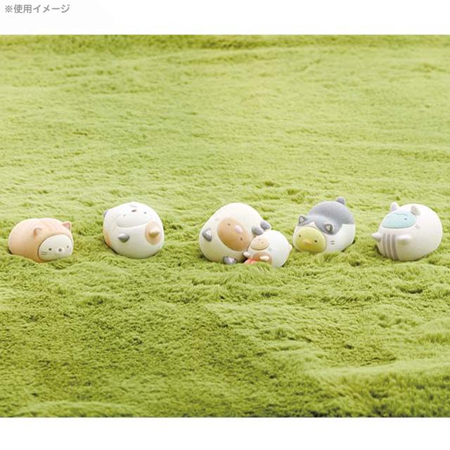 Sumikko gurashi|Petit Collection Flocking Hand-held Plush Toy|40 x 40 x 35mm approx