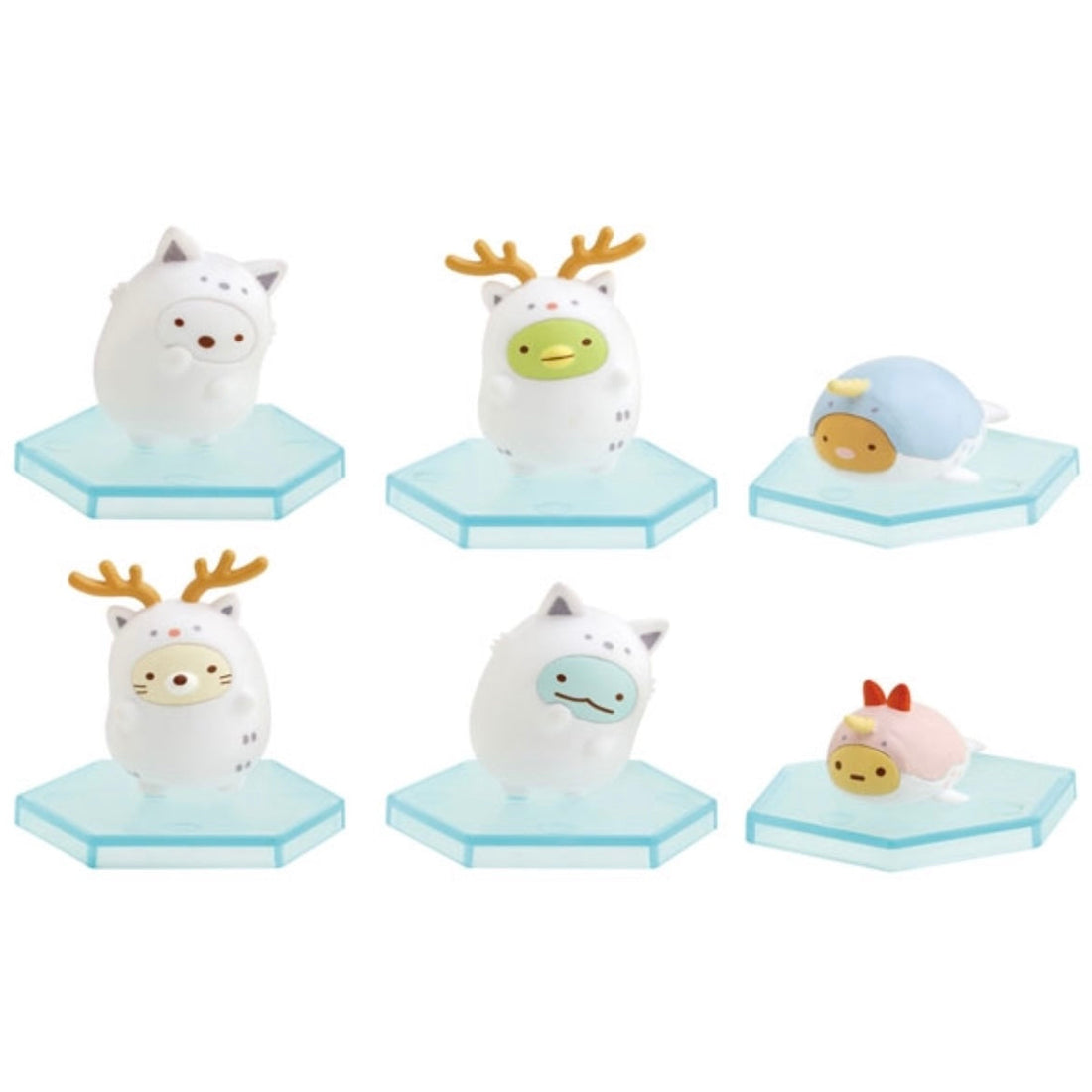 Sumikko gurashi角落生物|白熊的故乡系列摆件共6种|约80 x 70 x 45mm