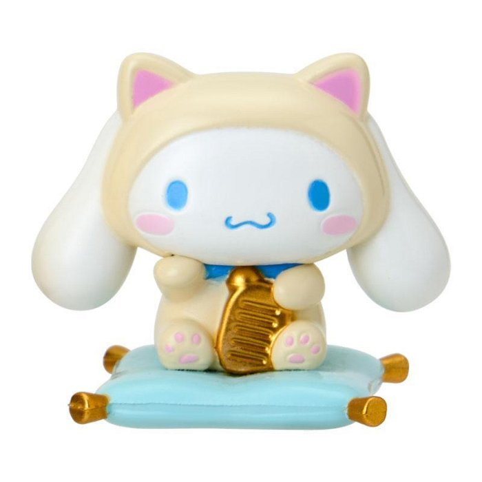 Sanrio三丽鸥|Secret Mascot - Zodiac Lucky Cat Blind Box 十二生肖蛇年限定坐垫招财猫系列手办摆件盲盒/全8种|1枚入