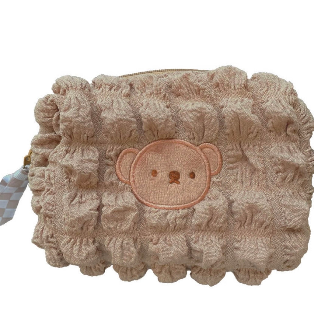 Miffy米菲|boris鲍里斯熊空气感云朵化妆包|約W140 × H90 × D60mm