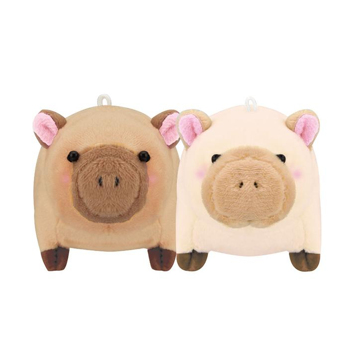 Nico Nui|Obakane Nico Nui Keychain幽幽家族可爱角色磁吸毛绒玩偶钥匙扣/挂件/1对|约15cm×13.5cm×6cm