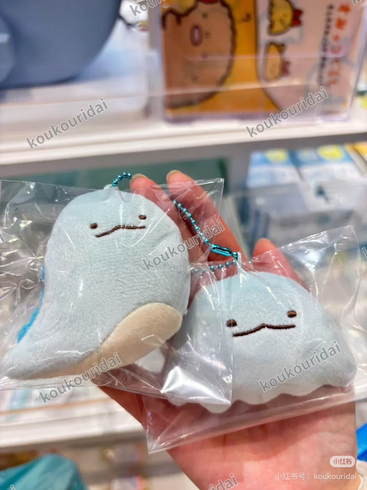 Sumikko gurashi|What if Evolved Tokage Plush Badge With Ball Chain|65×75×25mm approx.