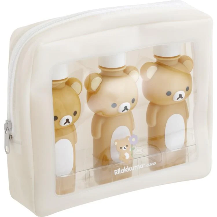 Rilakkuma|Basic Rilakkuma Flower Bottle & Pouch Set