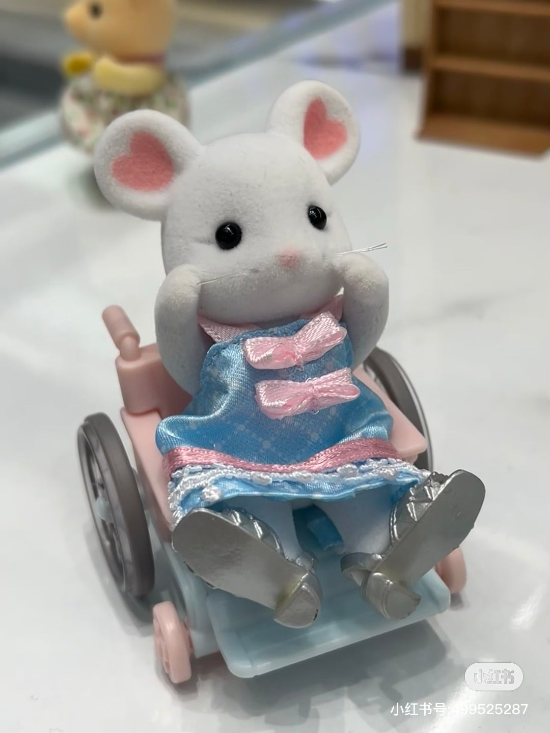 SylvanianFamilies|Fashion Play Set Sugar Sweet Collection-Marshmallow Mouse-5540