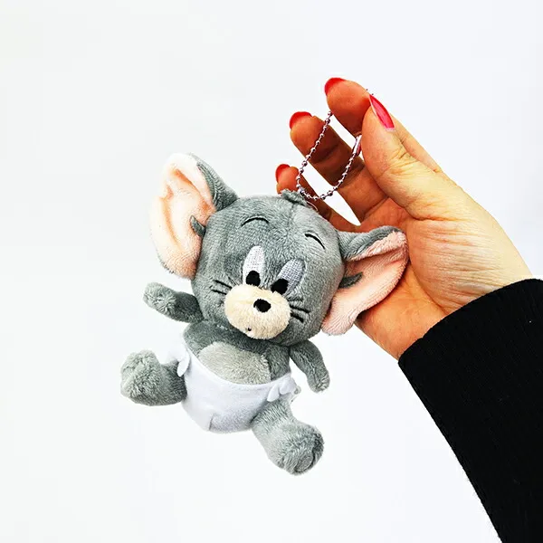 Disney|Tom And Jerry Mascot Holder /Plush Keychain|90x110x70mm approx.