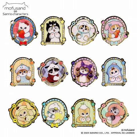 Mofusand|Sanrio Characters Pins Collection 2 blindbox/blindbag/All 12 types|1pcs