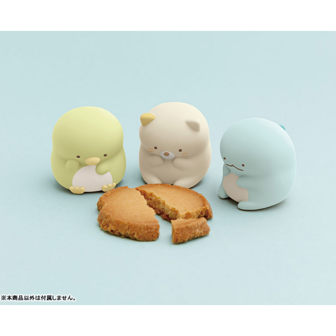 Sumikko gurashi角落生物|"Sumikko Drawing" Utsumuki Sumikko Mascot Penguin不眠之夜系列可爱角色PVC摆件/玩具|约55 x 50 x 50mm