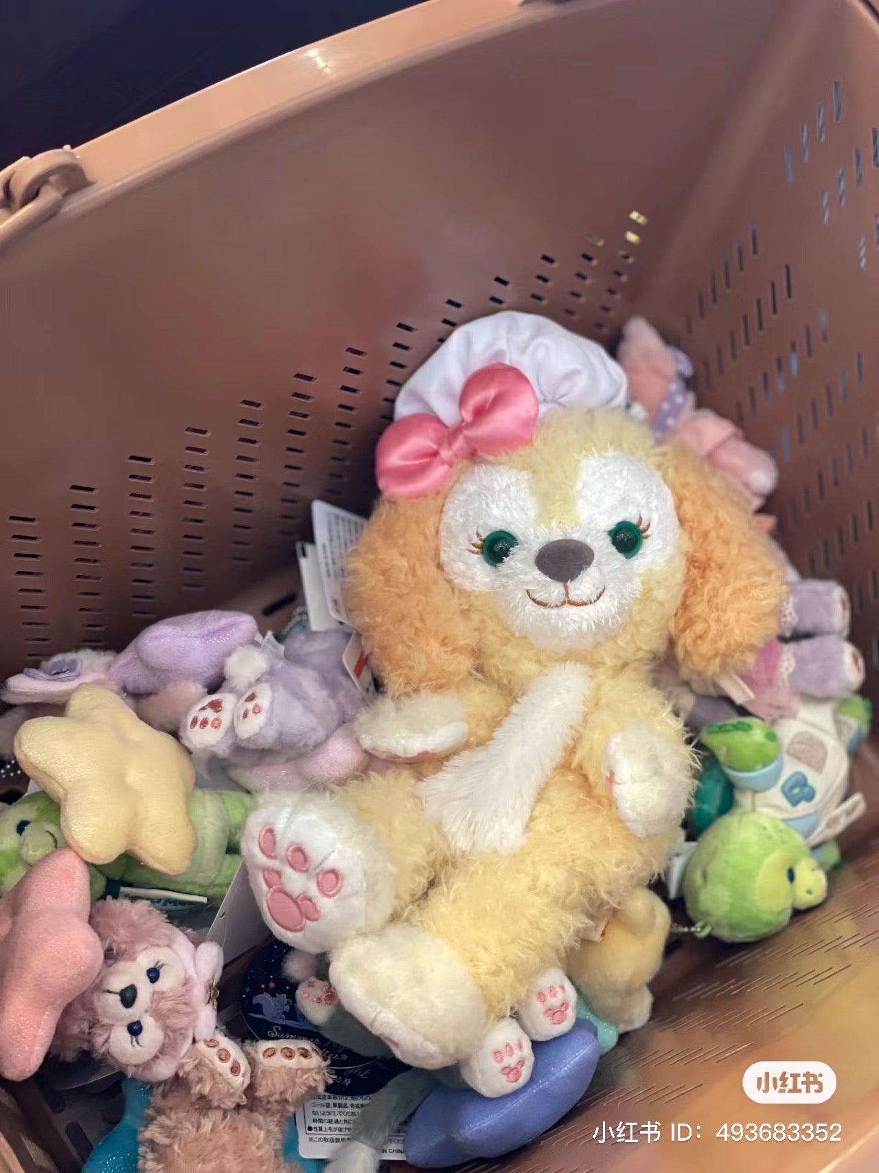 Disney|角色毛绒公仔斜挎包|高约41cm