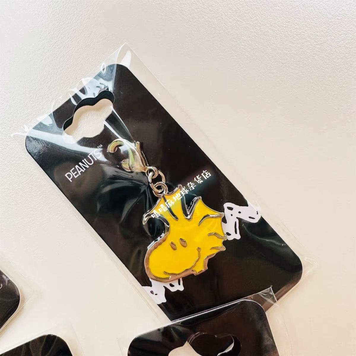 Snoopy史努比|Peanuts Tiny Metal Charm - Woodstock 糊涂塌客金属拉链扣扣|约H7.5×W3.5×D0.3cm