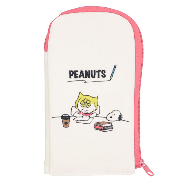 Snoopy|usj大阪环球影城史努比与查理keep it up多功能手帐包/护照夹|約W12cm×H20cm×D2cm