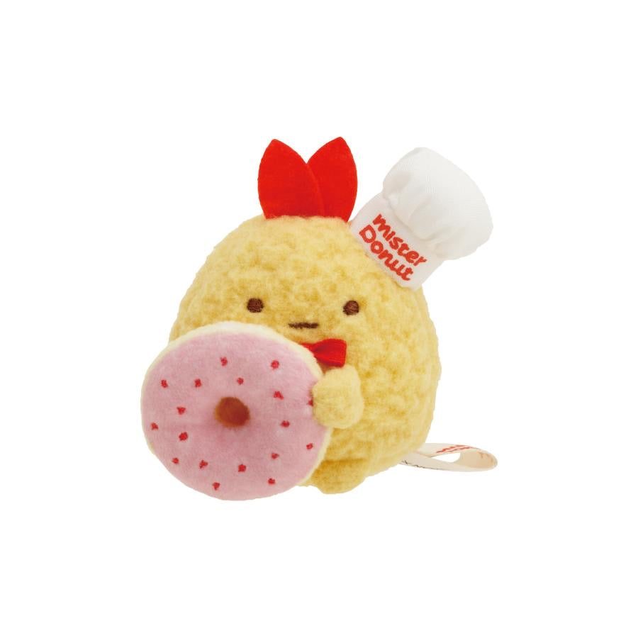Sumikko gurashi角落生物|甜甜圈炸虾限定手玉/小公仔/玩偶|约55 x 50 x 45 mm