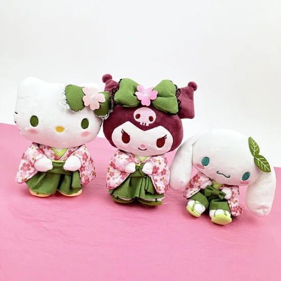 Sanrio三丽鸥|Plush Toy / Matcha Sakura Kimono抹茶和服系列毛绒玩偶/公仔|约150×200×95mm