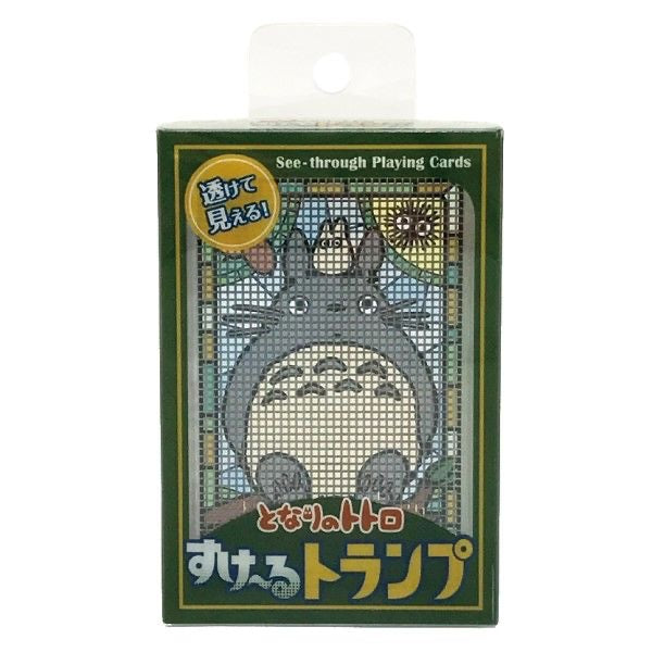 My neighbor totoro|吉卜力宫崎骏龙猫卡通透明感卡牌/扑克牌|約H88 x W58mm